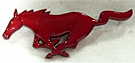 1994-2004 MUSTANG RED RUNNING GRILLE HORSE EMBLEM