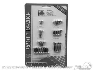 1967-1968 MUSTANG COUPE INTERIOR SCREW KIT