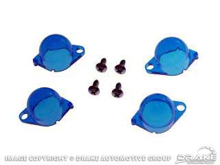 1964-1966 MUSTANG INSTRUMENT PANEL FILTERS, BLUE