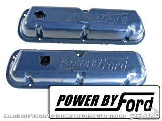 1968-1970 MUSTANG Valve Covers (OE, Small Block, Dark Ford Blue)