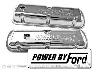 1968-1970 MUSTANG Valve Covers (OE, Chrome)