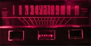 1964-1966 MUSTANG RED LED GAUGE KIT
